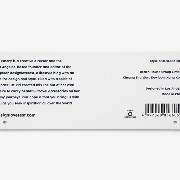 Boarding Pass Travel Wallet - Light Lavender Pattern with Rose Gold Accents - Picture 10 of 10